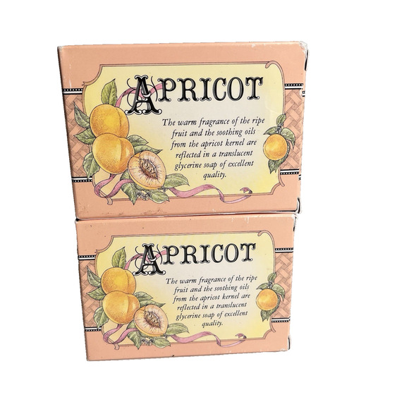 Vintage Victorias Secret Soap Apricot Glycerin Bar 4.4 oz Germany HTF 1988 Lot - Picture 1 of 10